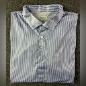 Collars & Co Mens The Dress Collar Golf Polo Shirt Size 3XL Purple/White